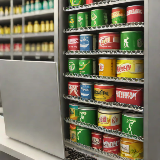 mDesign Stackable Can Rack Organizer