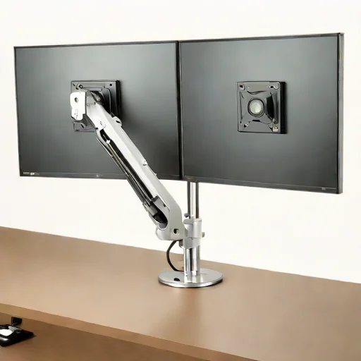 Monitor Arm with Integrated Cable Management