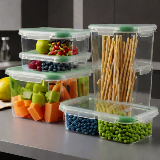 mDesign 6-Quart Clear Storage Containers (Set of 4)