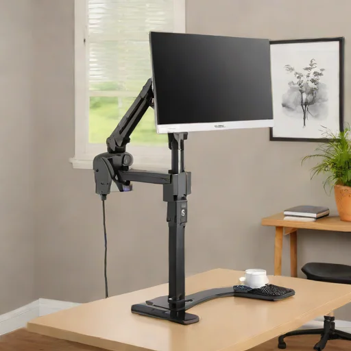 Monoprice Workstream Single Monitor Adjustable Gas Spring Desk Mount