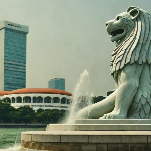 Merlion Statue