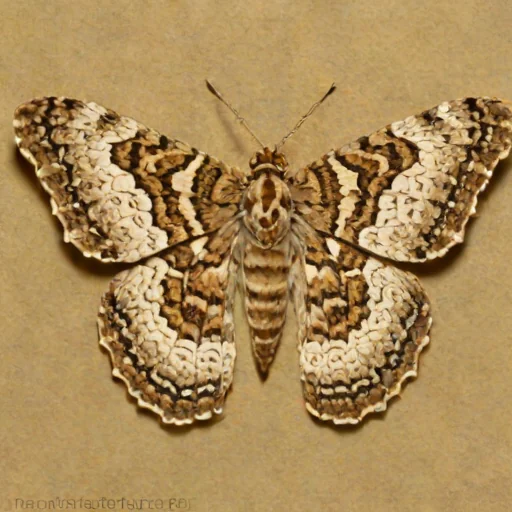 Mottled beauty moth