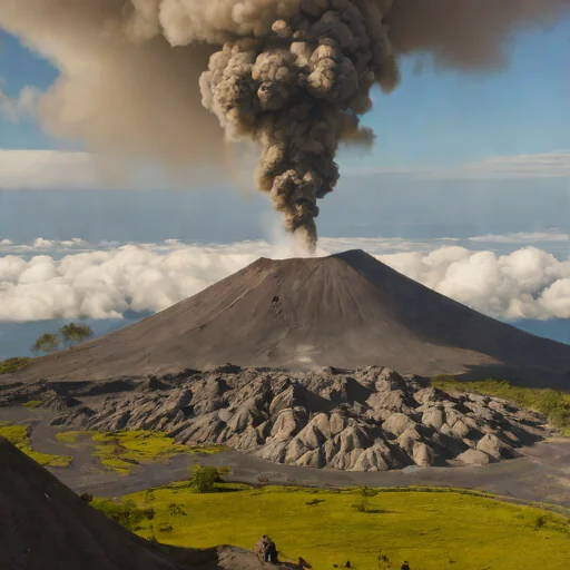 Mayon Volcano fumaroles