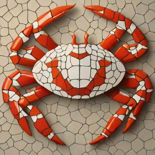 Mosaic Reef Crab