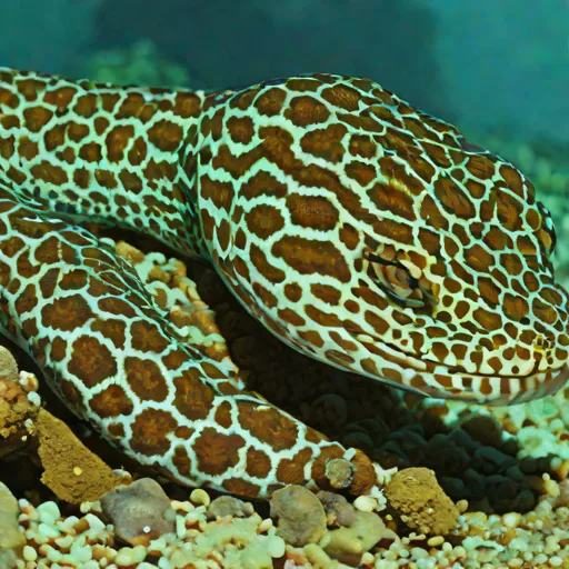 Marbled moray