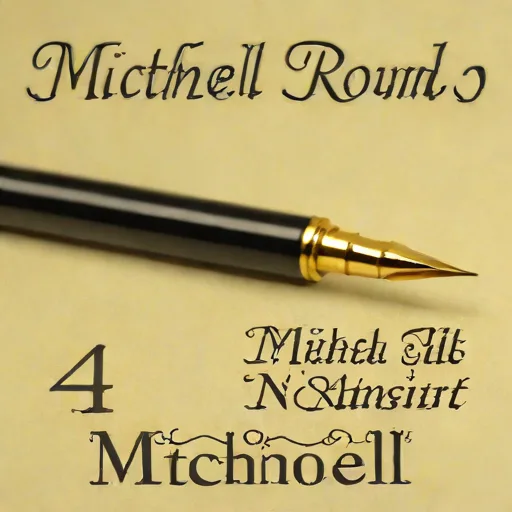 Mitchell Round Hand Nib No. 4