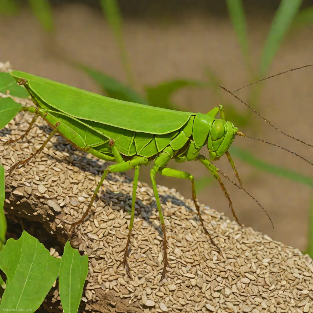 Mayan Giant Grasshopper (Tropidacris dux)