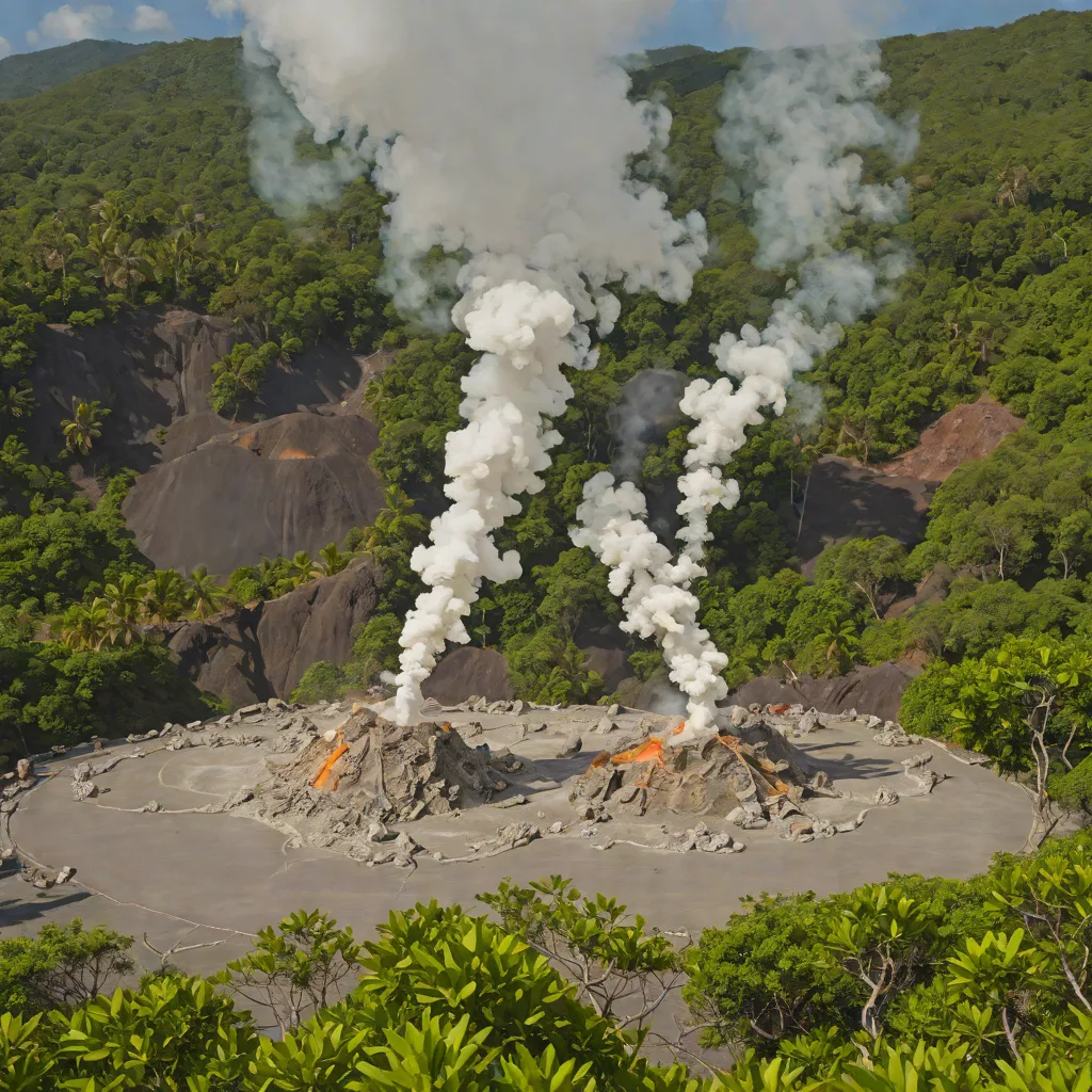 Montagne Pelée fumaroles