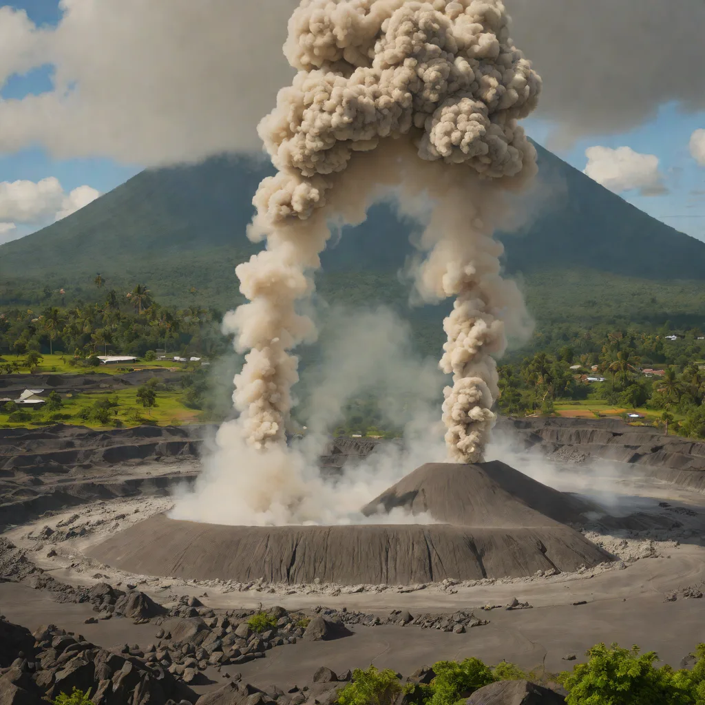 Mayon fumaroles