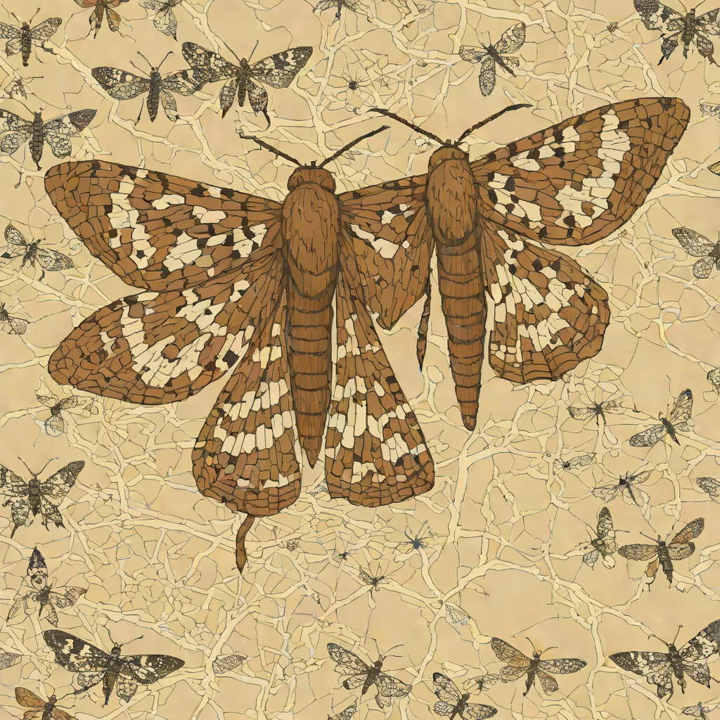 Map-winged swift moth