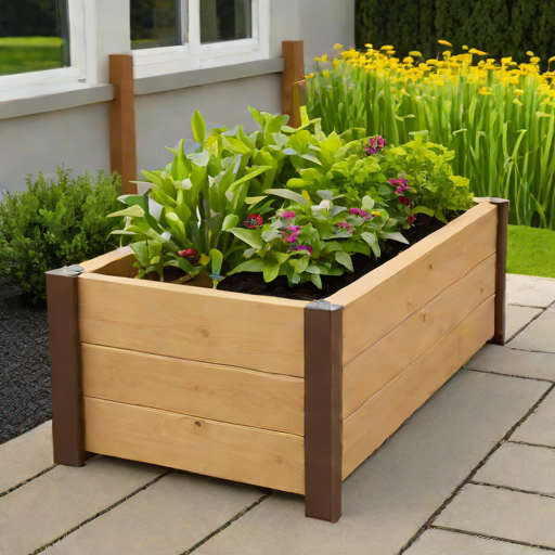 Modern Planter Raised Garden Bed