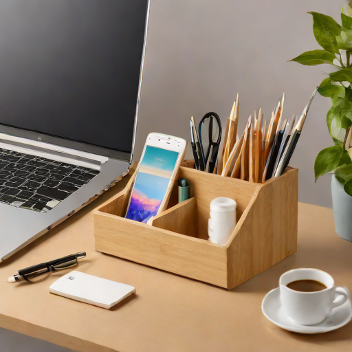 Mindspace Bamboo Desk Caddy
