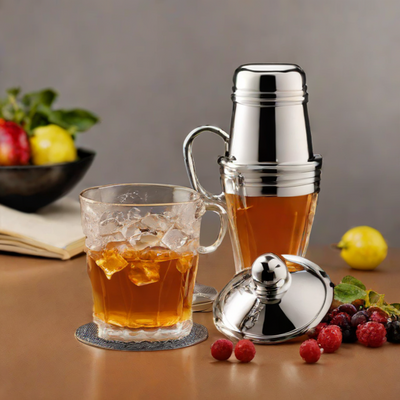 Mixology & More Cobbler Shaker Set