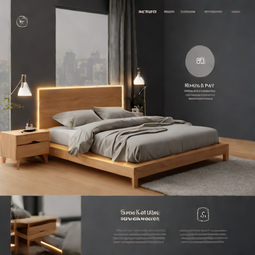 Nordic Oak Platform Bed