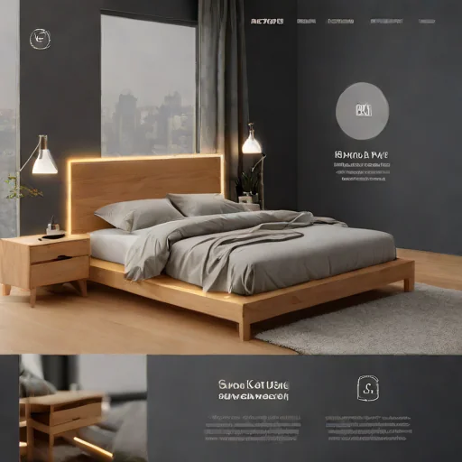 Nordic Oak Platform Bed