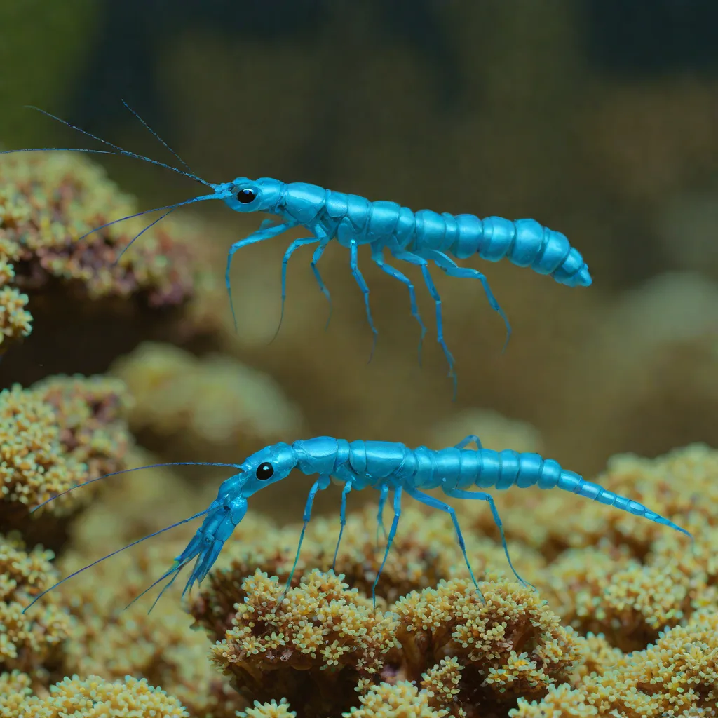 Neon Blue Leg Bee Shrimp