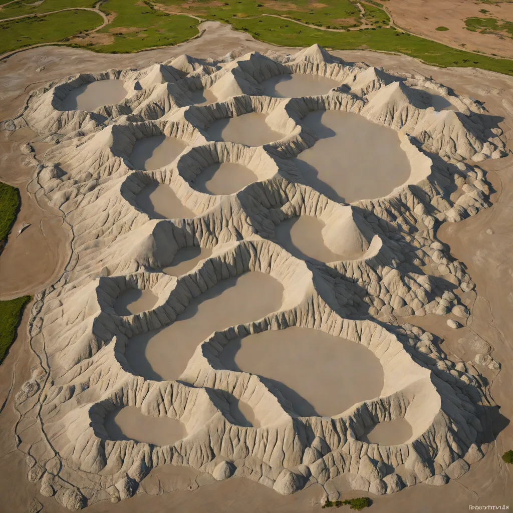 Neftechala mud volcanoes
