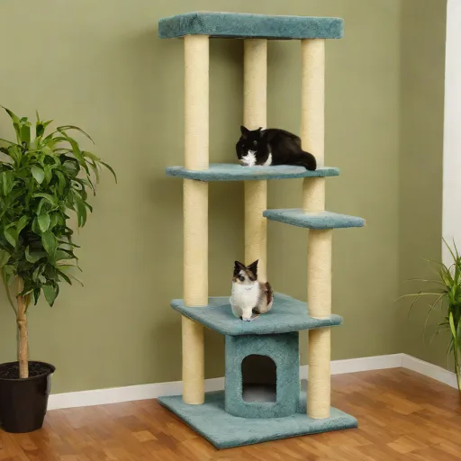 New Cat Condos Premier Tall Cat Tree