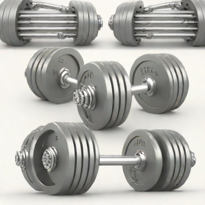 Nuobell 80lb Adjustable Dumbbells
