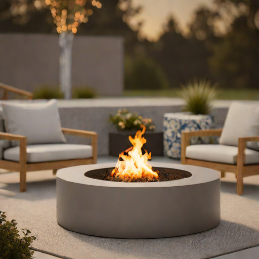 Outdoor Fire Pits with Gas Connection