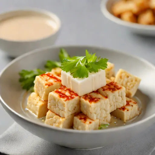 Ohitashi with Tofu