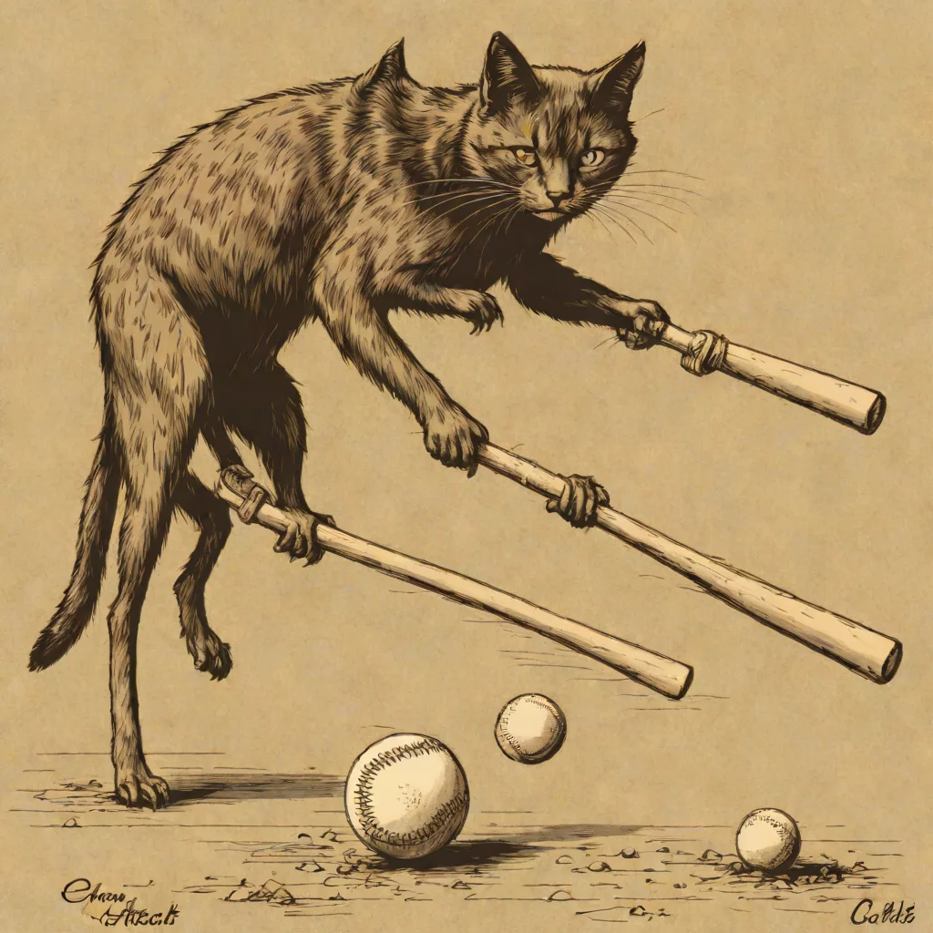 One old cat