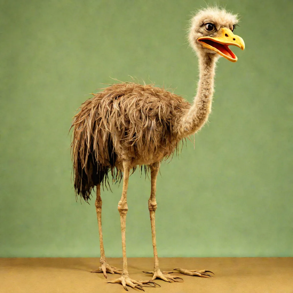 Ostrich Stage Puppet 2872