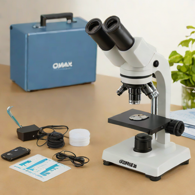OMAX 40X-2000X LED Binocular Compound Microscope