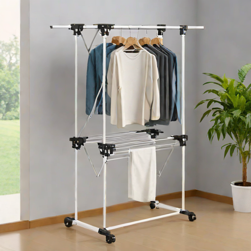 Portable Folding Clothes Drying Rack - HZTW