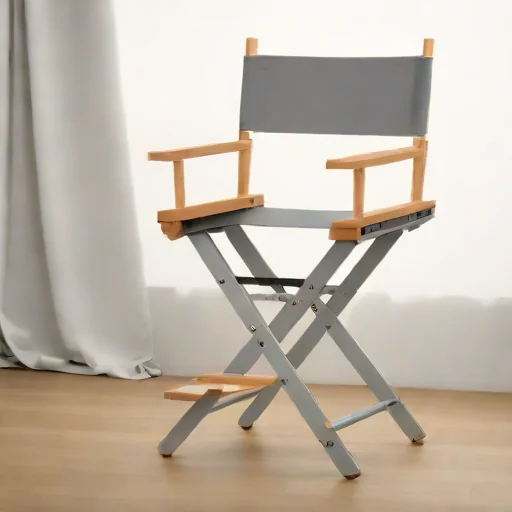 Portable Aluminum Director's Chair with Cup Holder