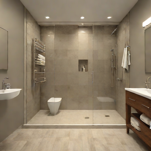 Porcelain Tile Shower Pan