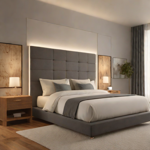 Platform Bed with Integrated Lighting