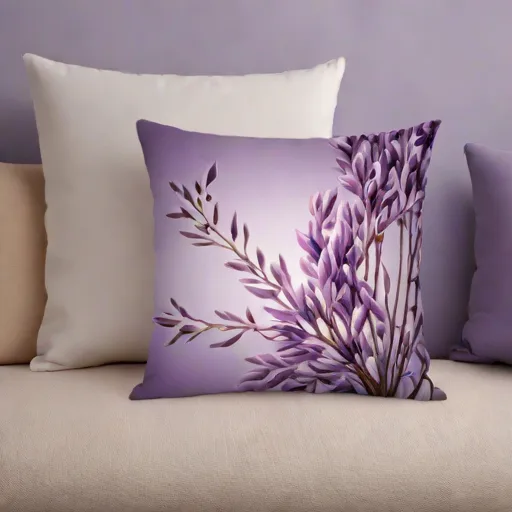 Purple Harmony Pillow