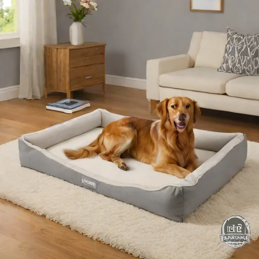 PetFusion BetterLounge Solid Foam Dog Bed