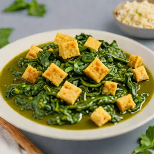Palak Tofu (Vegan Saag)