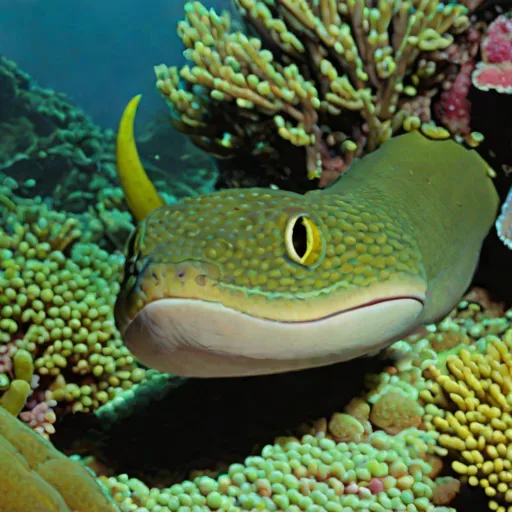 Pink-lipped moray
