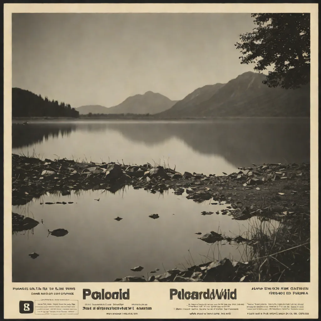 Polaroid B&W 8x10 Film