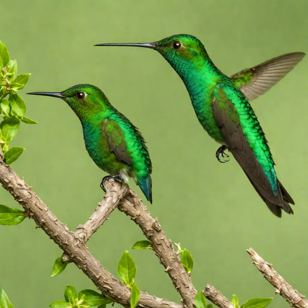 Plain-bellied Emerald