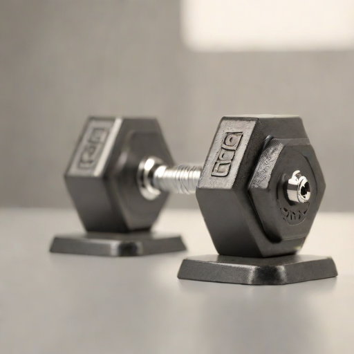 ProsourceFit Cast Iron Hex Dumbbell