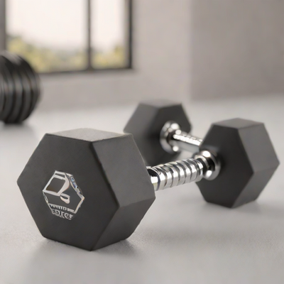 ProsourceFit Rubber Hex Dumbbell Set