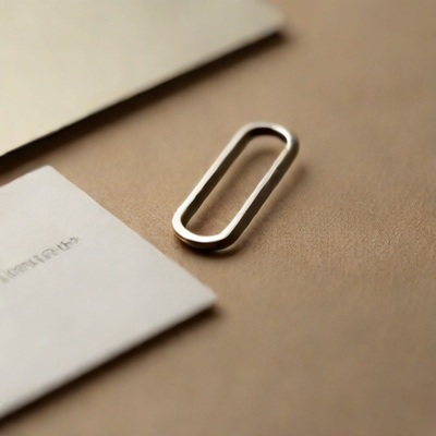 Paperclip Co. - The Minimalist Paper Clip - Titanium