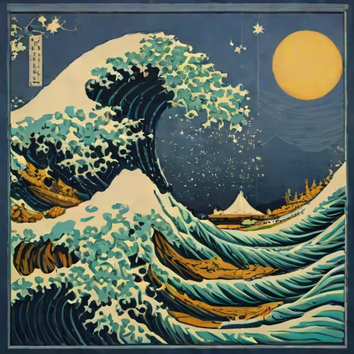 Ravensburger 3000 Piece Puzzle - The Great Wave off Kanagawa