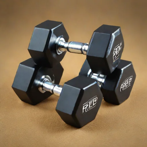 REP Rubber Hex Dumbbells