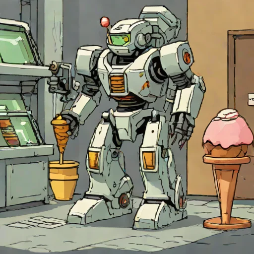 Robot Wants Ice Cream