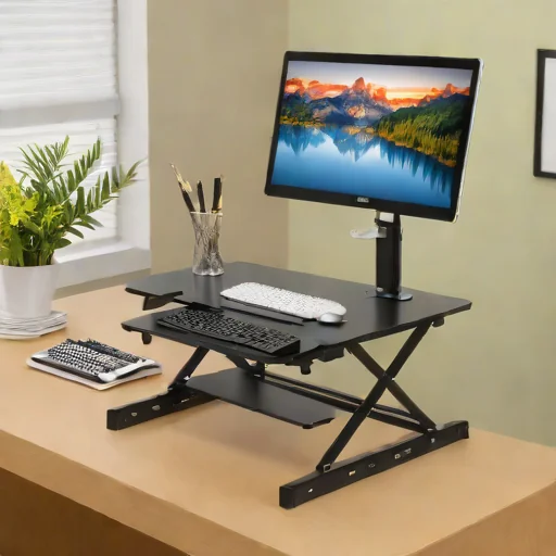 Rocelco DADR Deluxe Adjustable Desktop Riser