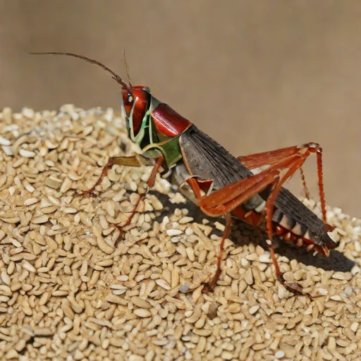 Red-shanked Grasshopper (Xanthippus corallipes)