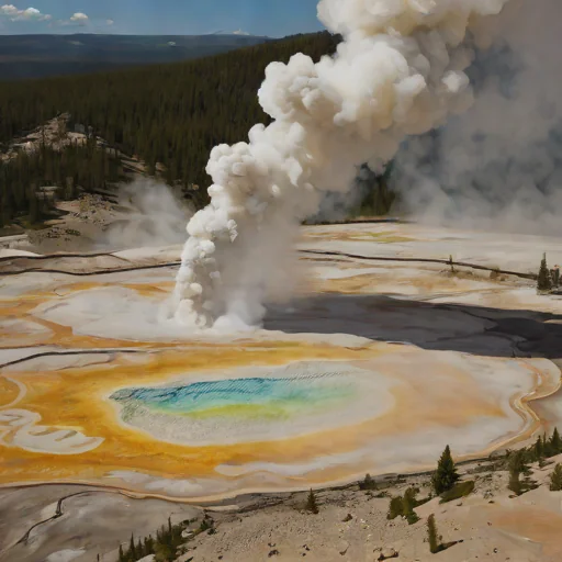 Roaring Mountain fumaroles