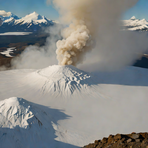 Redoubt fumaroles