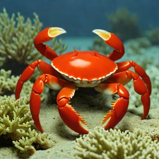 Red Coral Crab