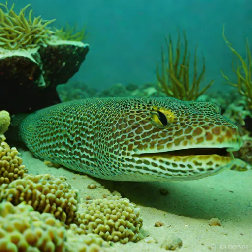 Reticulate moray